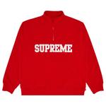 Пуловер Supreme Collegiate Half Zip Pullover, Red - фото