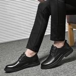 Повседневные мужские туфли черные экстравагантные - фото 3