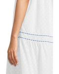 Платье Tommy Bahama Cotton Clip Sq Neck Tiered Midi, белый - фото 4