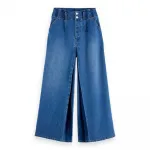 Джинсы Scotch & Soda The Wave Custom Cropped Wide Leg Fit, синий - фото 3