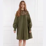 Льняное платье Riani, зеленый - фото 2