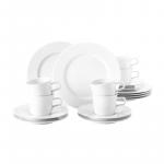 No Limits Белый кофейный сервиз 18 шт Seltmann Weiden, белый - фото