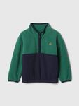 Флисовая куртка GAP Fleecepullover, цвет Dunkelblau/Grün - фото