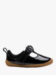 Детские кожаные ботинки Roamer Trim T Clarks, Black Patent - фото