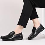 Лоферы мужские черный Shupate - фото 6