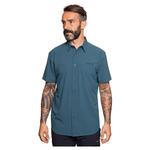 Рубашка с коротким рукавом Trangoworld Esera VN, синий - фото