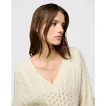 Свитер Wrangler 112370801 Relaxed Fit v neck, бежевый - фото 6