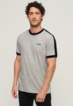 Футболка с принтом ESSENTIAL LOGO RETRO Superdry, цвет grey fleck marl black - фото
