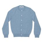 Свитер v-neck pullover sleeve heart 'blue' Comme Des Garcons Play, синий - фото