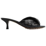 Туфли женские Bottega Veneta на маленьком каблуке, черный - фото 2