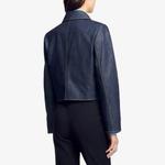 Куртка Sandro двубортная джинсовая, синий - фото 4