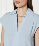 Блуза Regular fit Patrizia Pepe, синий - фото 4