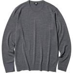 Свитер мужской Асфальт серый Uniqlo, серый - фото