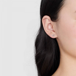 GUCCI 18kt белое золото серьги-гвоздики interlocking - фото 6