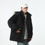 COMOWA Пуховик Unisex, Black[Detachable Hooded] - фото 10