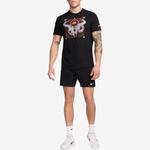 Мужская теннисная рубашка Nike, черный - фото 3