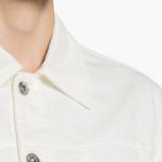 Lanvin Джинсовая куртка с логотипом, White - фото 8