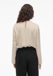 Блуза VILA VIELMINA O NECK, Cement/Beige - фото 3