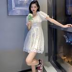 Женское платье с коротким рукавом в подарочной коробке MOPB, цветочный принт - фото 11