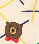 Хлопковые леггинсы с добавлением эластана Mini Rodini, Off-White - фото 3