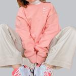 Толстовка Nike Swoosh Gradient Pullover Round Neck Pink, розовый - фото 4