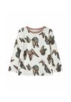 Топ Name it Long sleeved top, Snow White/White - фото 3