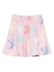 Юбка с эластичной талией Stella McCartney Kids, розовый - фото 2