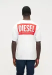 Футболка с принтом Diesel, White - фото