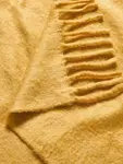 Плед John Lewis Mohair Effect Plain, цвет mustard - фото 3