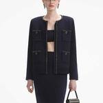 Куртка женская синяя Self-portrait - фото 3