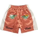 Вышитые шорты HUMAN MADE, зеленые - фото 4