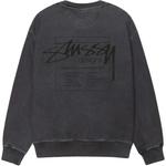 Modern Age Crew Pigment Dyed Stussy, черный - фото