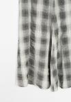 Юбка Massimo Dutti LONG FLARED CHECK, Grey - фото 9