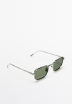 Солнцезащитные очки Massimo Dutti SQUARE METAL, Silver-Coloured - фото 3