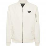 Бомбер с логотипом Philipp Plein, бежевый - фото