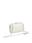 Клатч с кристаллами Self-Portrait, белый - фото 2