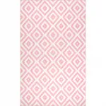 Ковер с современным дизайном в виде ромбов nuLOOM, 91x152 см, черный - фото 12