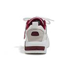 Warrior Low Top Skateboard Shoes Unisex White Gray Red, White/Gray/Red (Четырехлистный клевер) - фото 6