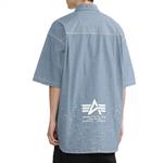 Alpha Industries Рубашка унисекс синяя - фото 5