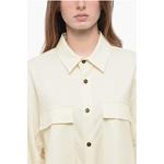 Белая шерстяная рубашка Darkpark, White - фото 3