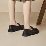 Лоферы женские Gemeiq, коричневый - фото 16