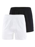Боксеры Calida short 2er Pack, белый/черный - фото