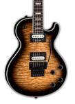 Электрогитара Dean TB Select Floyd QM Electric Guitar. Natural Black Burst - фото