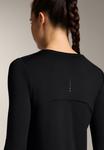 Топ OYSHO LONG-SLEEVED TECHNICAL, Black - фото 4
