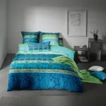 Постельное белье Erwin Müller синее 1x 200x220 см + 2x 80x80 см - фото 4