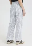 Широкие брюки пзилл Pulz, Cloud Dancer Stripe - фото 3