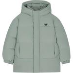 Пуховик FW25 детский New Balance, зеленый - фото