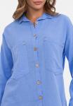 Блузка на пуговицах FREIZEIT Cipo & Baxx, синий - фото