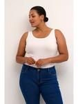Топ KAFFE curve, белый - фото