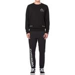 Трикотажные спортивные штаны мужские черные Evisu, черный - фото 3